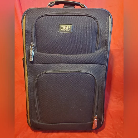 Chaps Bags Black Chaps Softshell Rolling Suitcase In Perfect